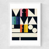 Minimalist by Deltanova Medium White Frame