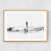 On the Beach Narrow Oak Frame