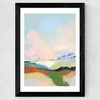 Dream Landscape Wide Black Frame