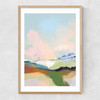 Dream Landscape Narrow Oak Frame