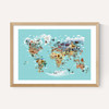 World Map of Animals
