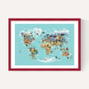 World Map of Animals
