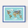 World Map of Animals