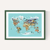 World Map of Animals