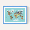 World Map of Animals