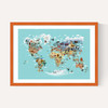 World Map of Animals