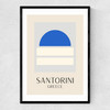 Santorini Narrow Black Frame