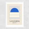 Santorini Narrow White Frame