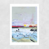 Beach Walk Unframed Print
