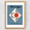 Graphics, October 1955, Design Magazine Wide Oak Frame