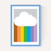 Rainbow Cloud by Dicky Bird