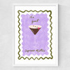 Espresso by Emmy Lupin Studio Medium White Frame