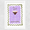Espresso by Emmy Lupin Studio Wide White Frame