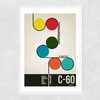 C-60 Narrow White Frame