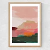 Green and Pink Abstract I