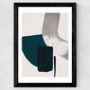 Minimalist Painting II Wide Black Frame