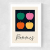 Pommes Medium White Frame