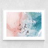 Sea Bliss Medium White Frame