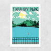 Finsbury Park Lake Unframed Print