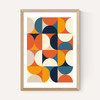 Mid Century Half Circles Autumn