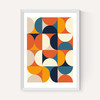 Mid Century Half Circles Autumn