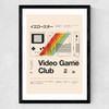 Video Game Club Medium Black Frame