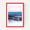 Watercolor Landscape Blue