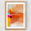 Yellow Blush (III) Wide Oak Frame