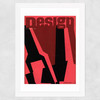 Bold, 1967, Design Magazine Wide White Frame