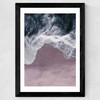 Sands of Lavender Wide Black Frame
