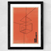 Red House Wide Black Frame