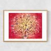 Overlooked Happiness Narrow Oak Frame