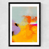 Yellow Blush (II) Medium Black Frame