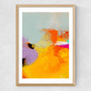 Yellow Blush (II) Medium Oak Frame