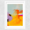 Yellow Blush (II) Wide White Frame