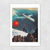 Retro Voyager Unframed Print