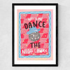 Dance The Night Medium Black Frame