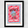 Dance The Night Wide Black Frame