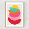 Colorstack II Narrow Oak Frame