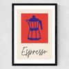 Espresso Medium Black Frame