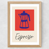 Espresso Wide Oak Frame