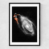 Space Art Narrow Black Frame