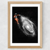 Space Art Wide Oak Frame