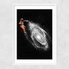 Space Art Narrow White Frame
