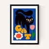 Cat and Tulip