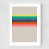 Colorfields IV Medium White Frame