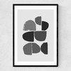 Minimalist Collage Narrow Black Frame