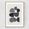 Minimalist Collage Narrow Oak Frame