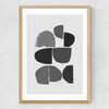 Minimalist Collage Medium Oak Frame
