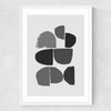 Minimalist Collage Medium White Frame